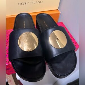 New Tory Burch Patos Slide Sandals